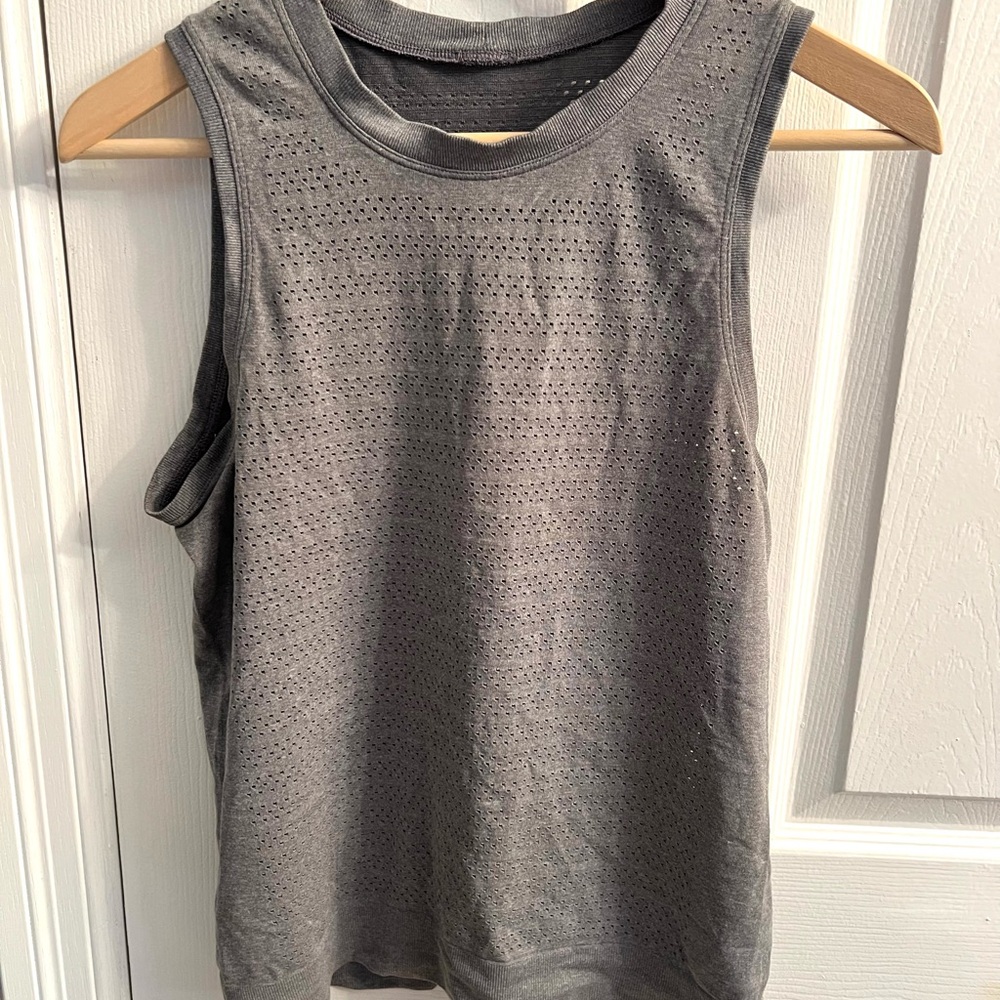Breeze By Sleeveless Eyelet Tank